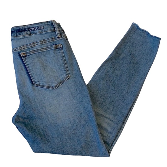 Vigoss Marley Super Skinny Raw Hem Jeans Size 30 - Picture 2 of 12